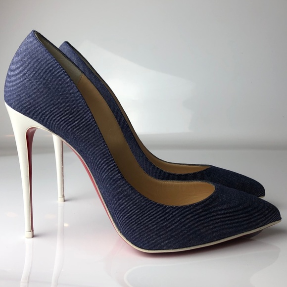 christian louboutin pigalle denim pump christian louboutin pigalle denim pump